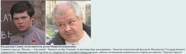 Как повзрослели звезды нашей молодости