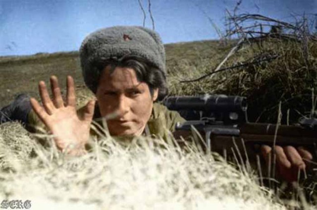 1945 год в цвете. Война