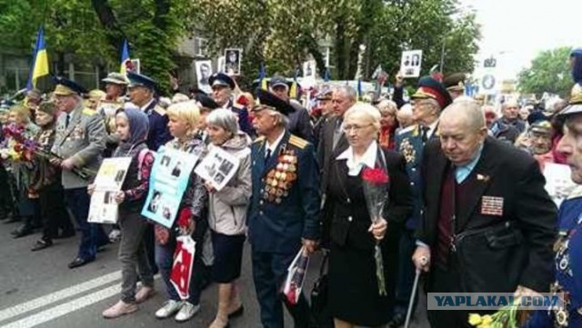 Акция "Бессмертный полк" в Киеве