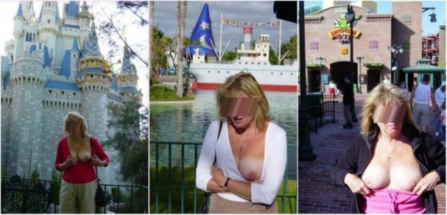 Недетский флешмоб: девушки выкладывают в соцсети голые фото из Диснейленда