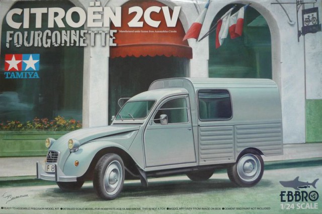 Сборка модели Citroen 2CV Fourgonnette
