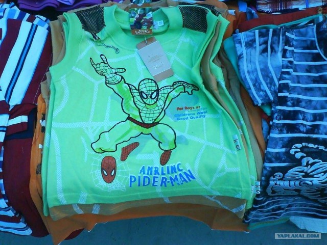 Пидер-мэн - новый супергерой, новая футболка
