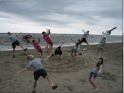 Творческая обработка пляжного прикола