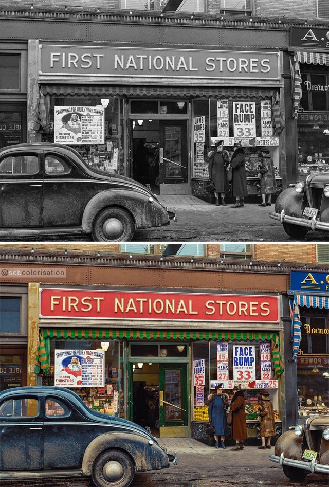 Раскрашенные исторические фото