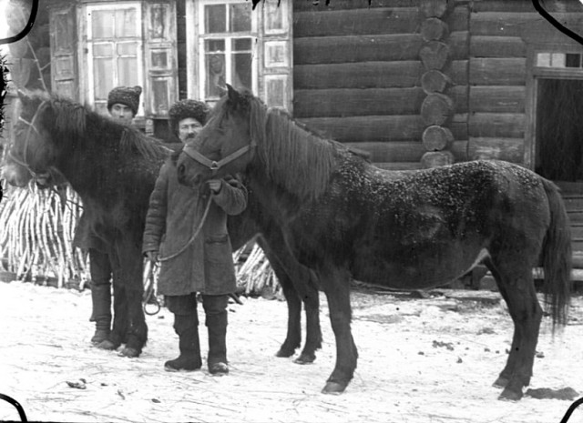 Работа и быт в предвоенной деревне в черно-белых фотографиях