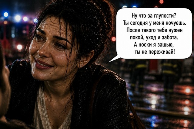 Дырявые носки - на первое свидание (комикс)