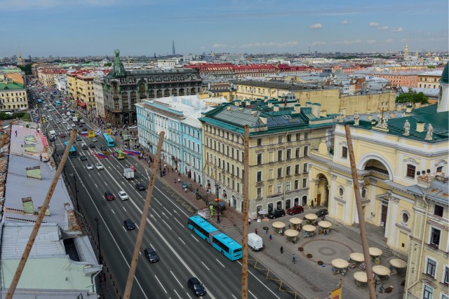 СпБ с Думской башни. Прям шедевр ?