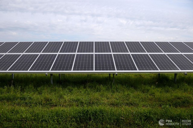 Одна из крупнейших солнечных электростанций запущена в Самарской области