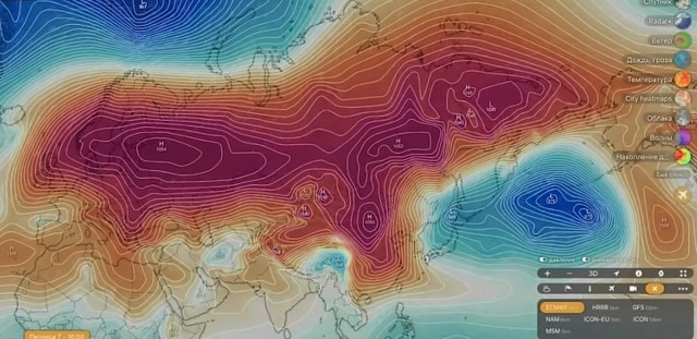 "Барический монстр" в России.