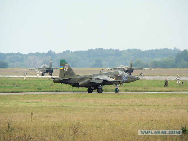 На Украине разбился Су-25