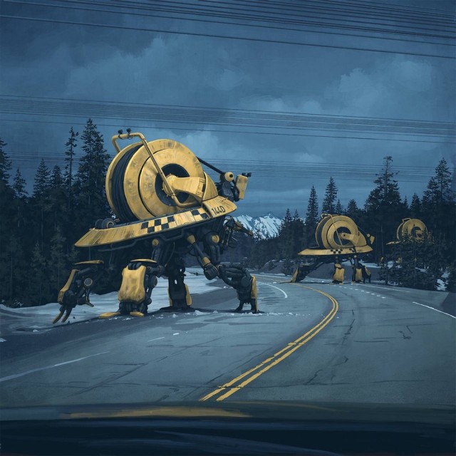 Научно-фантастический гиперреализм от Simon Stålenhag