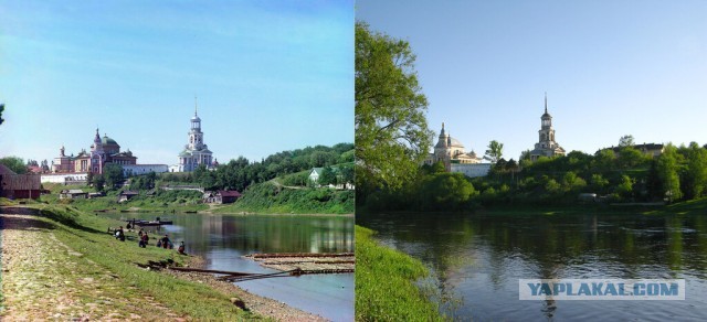 Москва при Брежневе и сейчас на 20 кадрах сделанных в одних и тех же местах