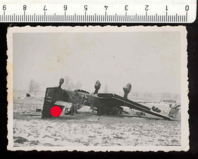 Редкий кадр! Гибель пикирующего бомбардировщика Ju-87