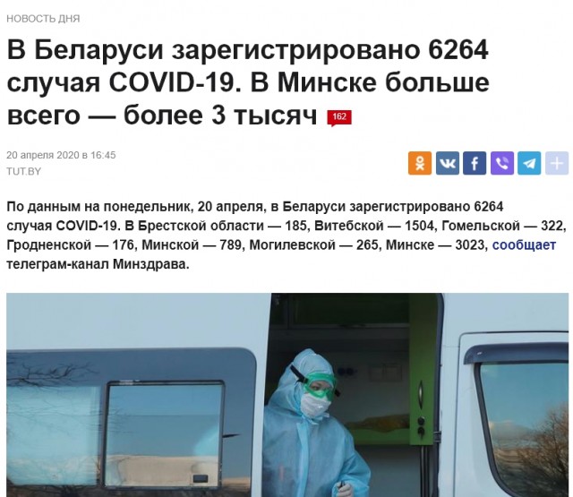 В Беларуси что-то пошло не так с COVID-19?