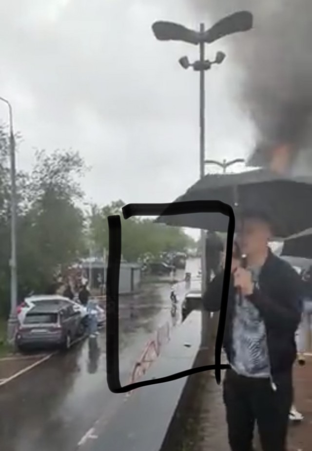 В Москве в бизнес-центре "Гранд Сетунь Плаза" произошел крупный пожар