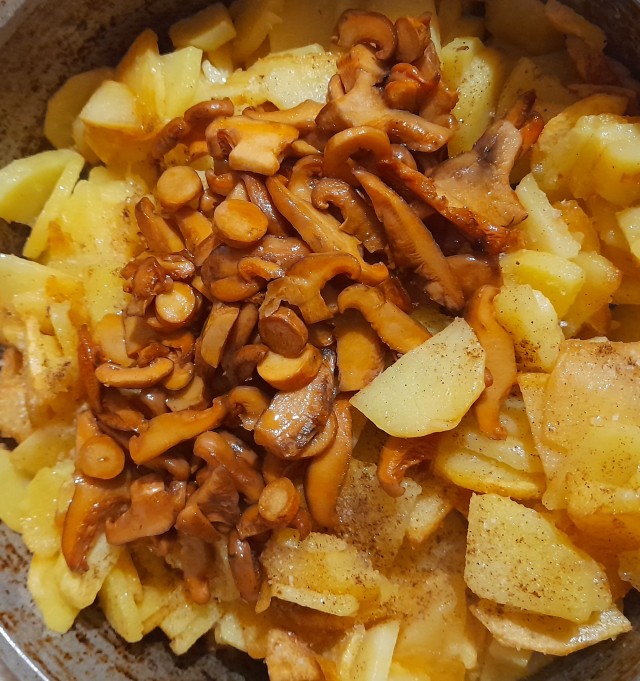 Рыжики с картофаном