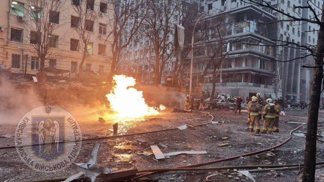 Атака беспилотников в Казани
