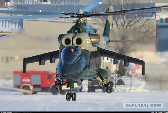 МИ-24 взлетает по афгански