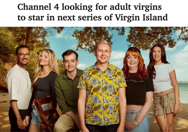 Британский телеканал ищет 12 девственников, чтобы обучить их достижению сексуальных отношений