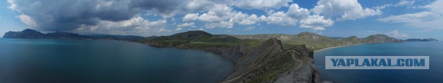В Крыму обвалился знаменитый мыс Хамелеон