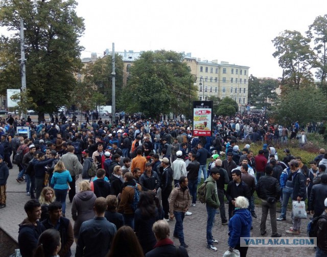 А в Питере праздник у верующих всех мастей! Жуткие пробки в будни! Светское общество епт!