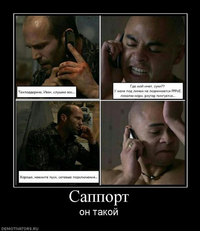 О работе в техподдержке