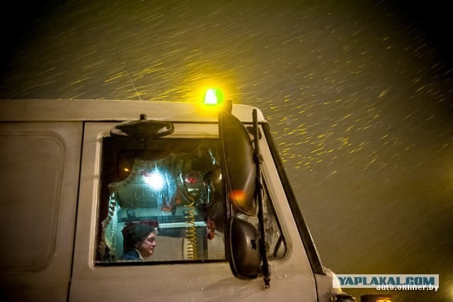 Взгляд на снег глазами дальнобойщика.