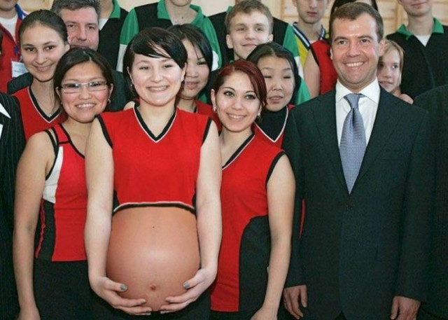Фотожаба: Медведев и спорт