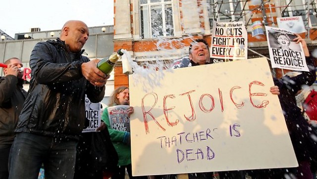 Умерла Маргарет Тэтчер