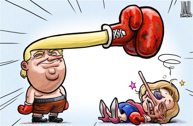 15 карикатур про нового президента США