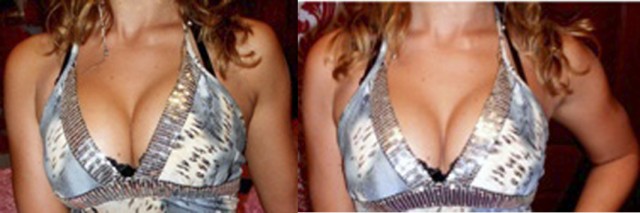 Девушка продает платье