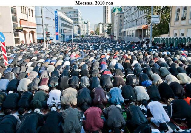 Курбан байрам в Москве, без комментариев...