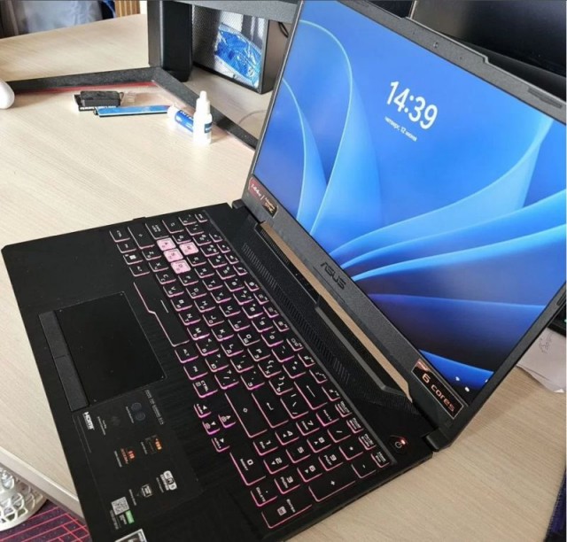 Ноутбук asus TUF Gaming A15 AMD Ryzen 5 4600H 39000р