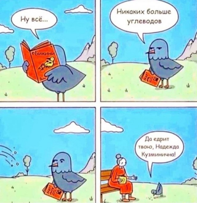 На самом деле бабушка кормит котиков