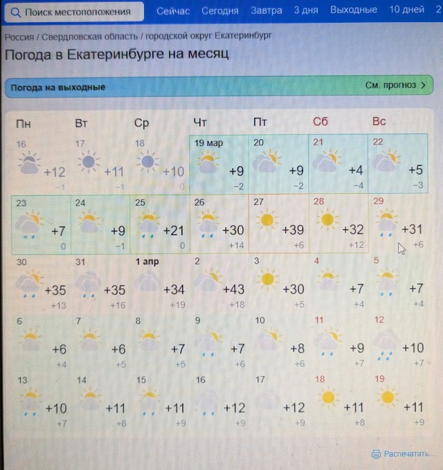 Екатеринбург ужасная погода, сильная жара