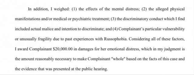 В США украинку оштрафовали за русофобию