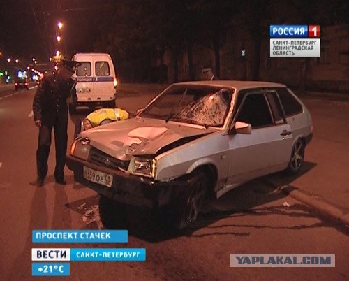 Автомобиль сбил насмерть мужчину на переходе.