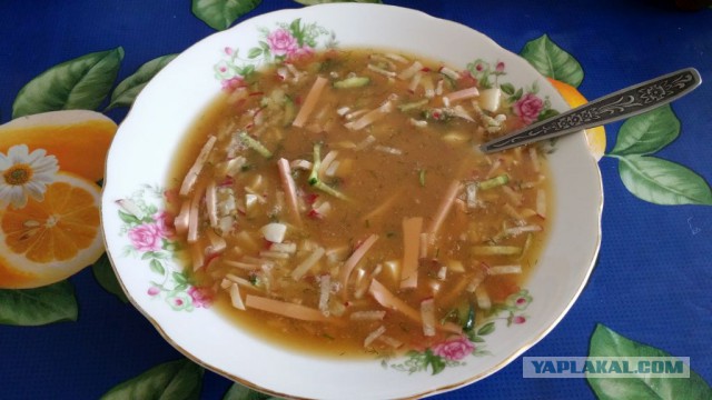Окрошка+4 способа заправки.