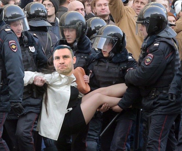 Фотожаба: хороший митинг и обращение вежливое