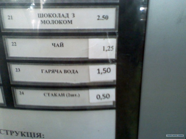 Кипяток в баре