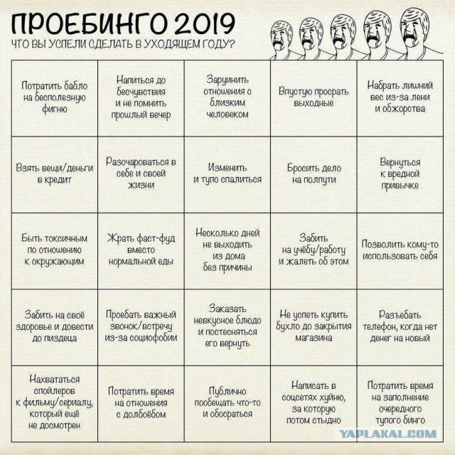 А как прошел твой год?