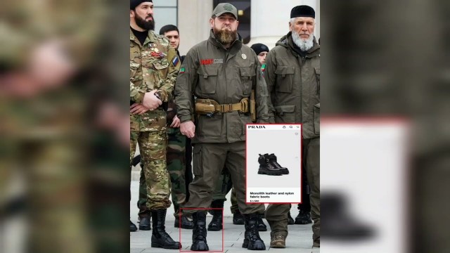 Чеченский спецназ заходит в населенный пункт