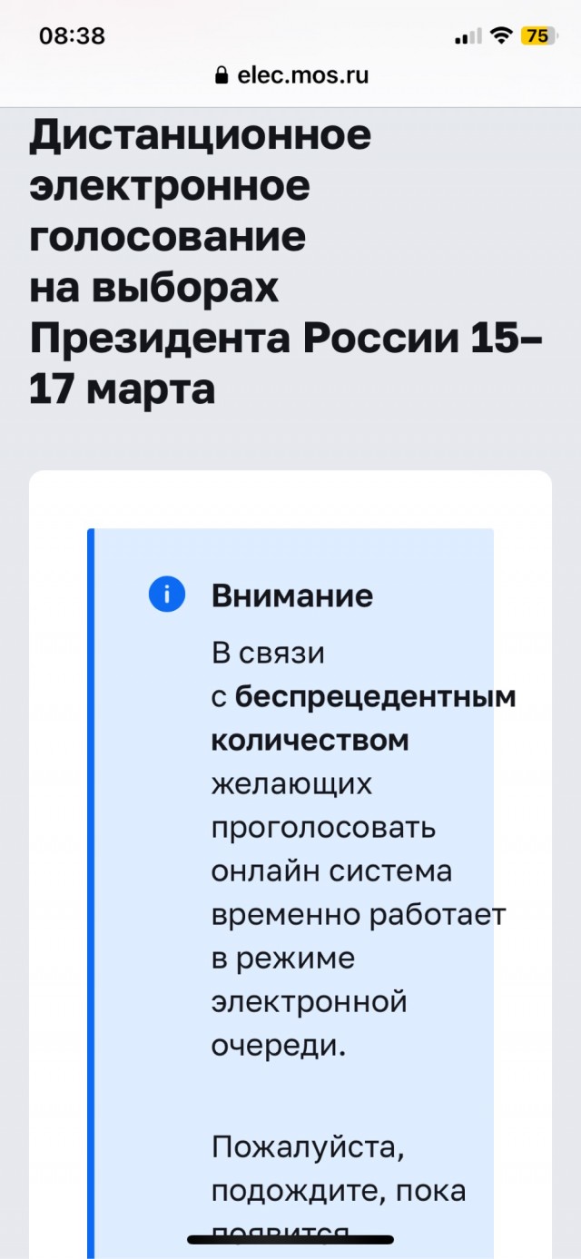 Началось голосование!
