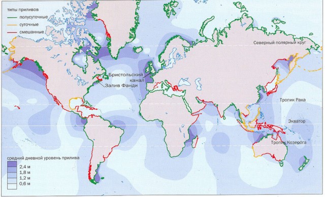 Что не так с приливами и отливами на Земле? Бесприливные точки, о которых молчат учебники.