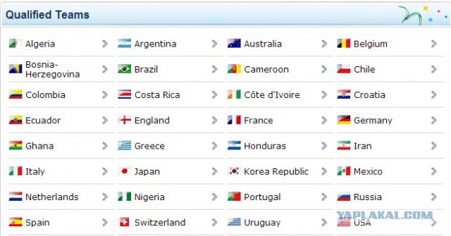 Чемпионат Мира 2014 Бразилия