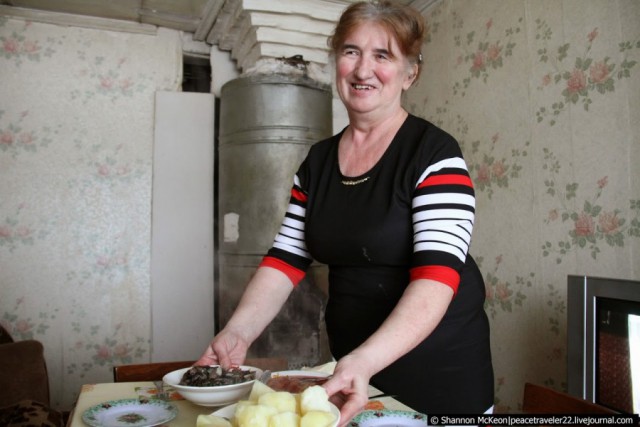 Один день американки в российской деревне.