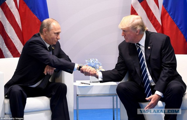 Фото: Первая встреча Путина и Трампа