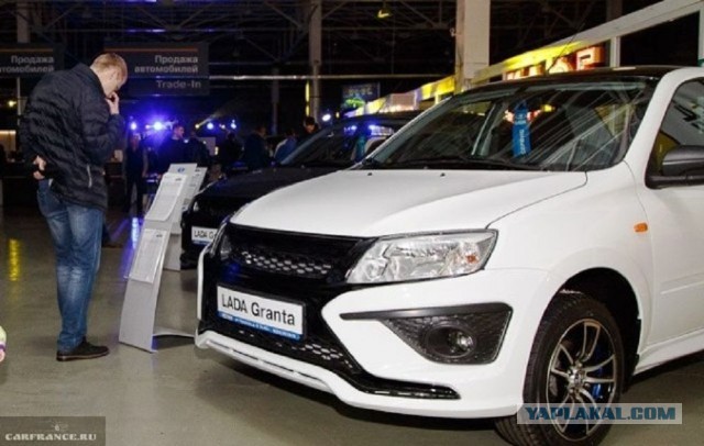 Рестайлинговая Lada Granta