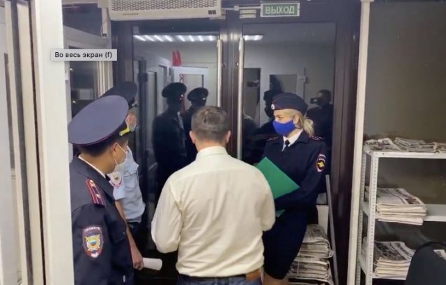 За Бондаренко во время прямого эфира пришла полиция