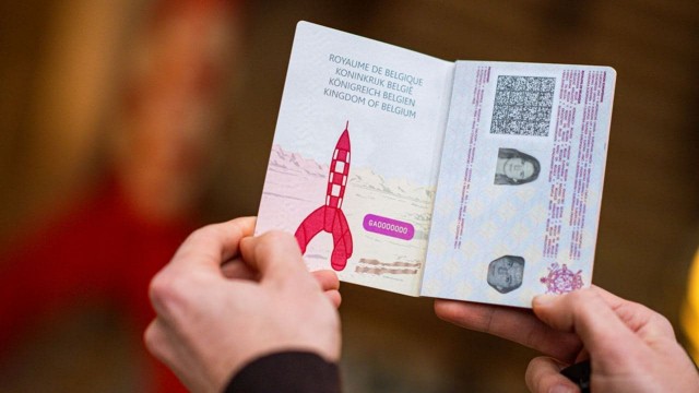 В Бельгии начнут выдавать паспорта с картинками из комиксов